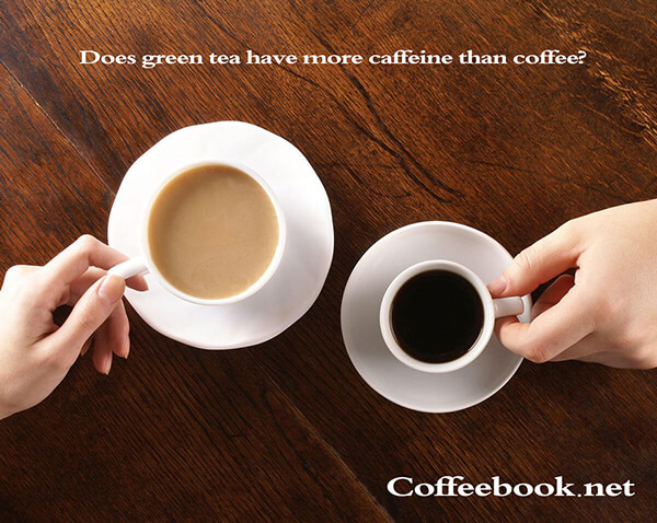 does green tea or black tea have more caffeine